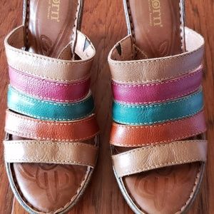 Born Lumi Wedge in Tan